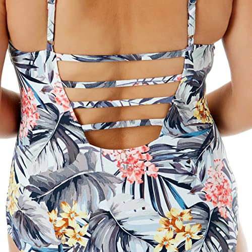 Hurley Womens One Piece Swimsuit (As1, Alpha, S, Regular, Regular, Tropical Hideaway) #TOP7