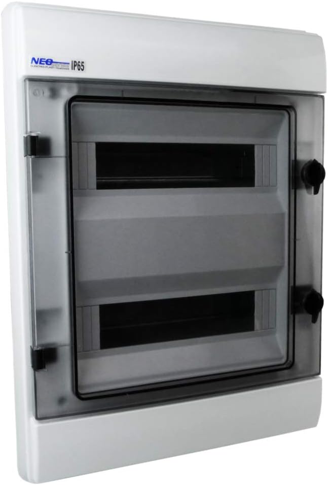 Hager Vision Verdeelkast Leeg Opbouw IP30 Kunststof 2x 12 Module 220x475 Vkg22s