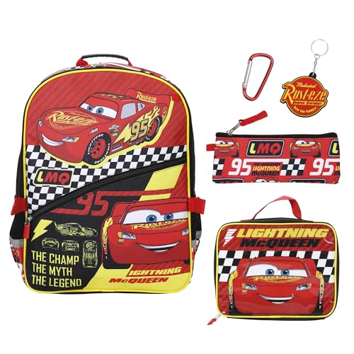 BIOWORLD Unisex Kids Backpack Set Four-Piece School Supplies Combo (Little Kid/Big Kid) Black One Size