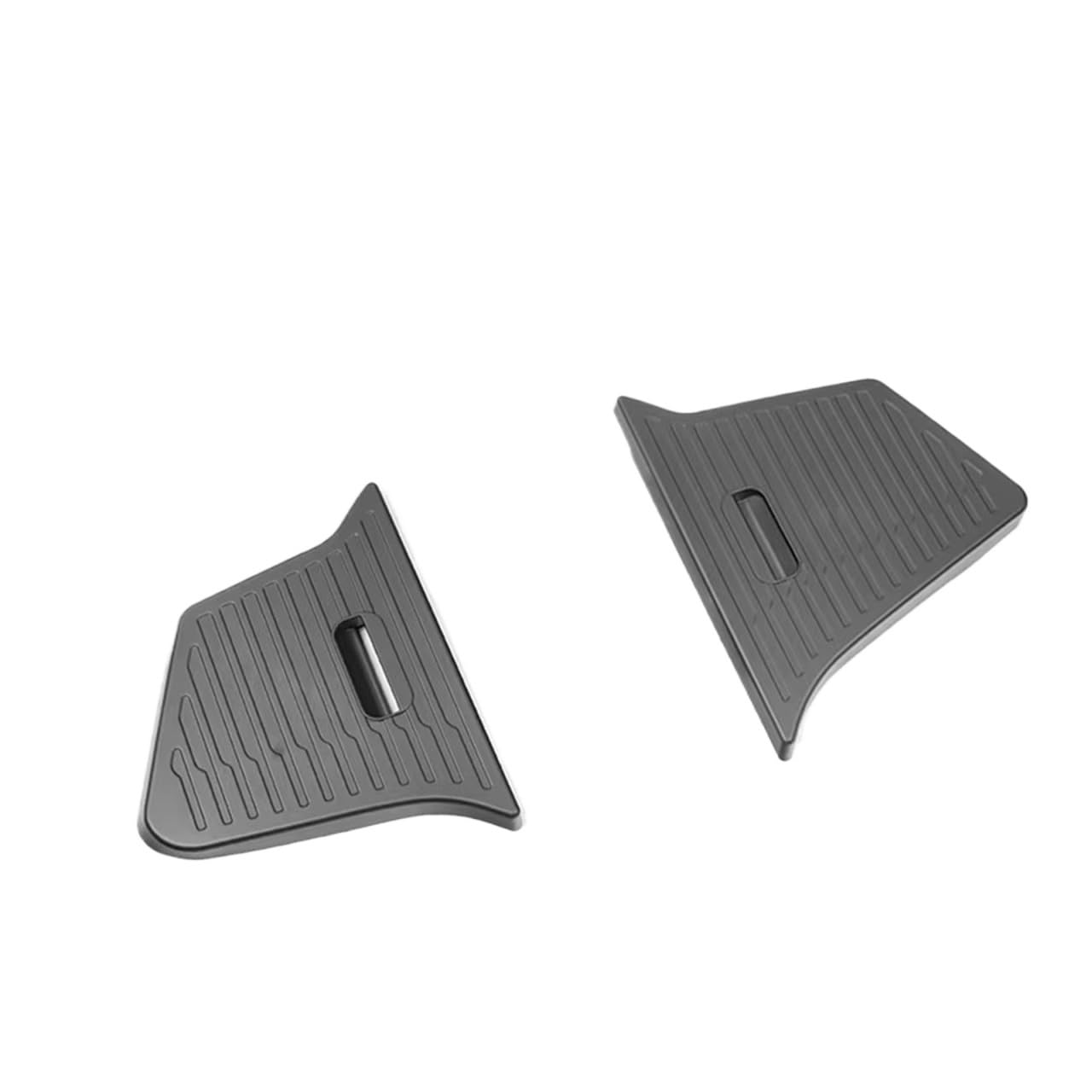 Dtpnoa Cargo Cover TPE Car Trunk Side Storage Box Cover Mat Partition Board Stowing Space Decoration For Tesla For Model Y For Juniper 2025 Rear Trunk Parcel Shelf(Large cover plate)