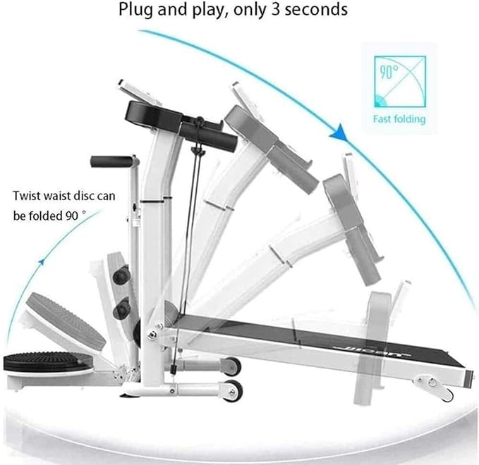 Caminadora Plegable Mecánica para Hogar y Gimnasio, Soporte 150 kg miniatura 2