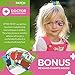 Opthopatch Eye Patches for Kids - Extra Sensitive Adhesive - Girls' Design [Series II] - 40 Count + 1 Reward Chart