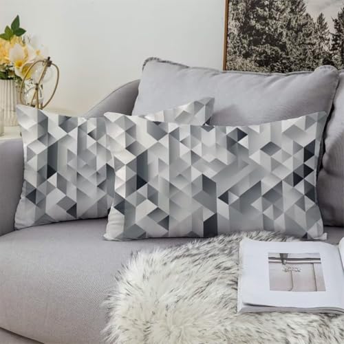 Housse de coussin 50x70 en velours vert avec fermeture invisible - 5