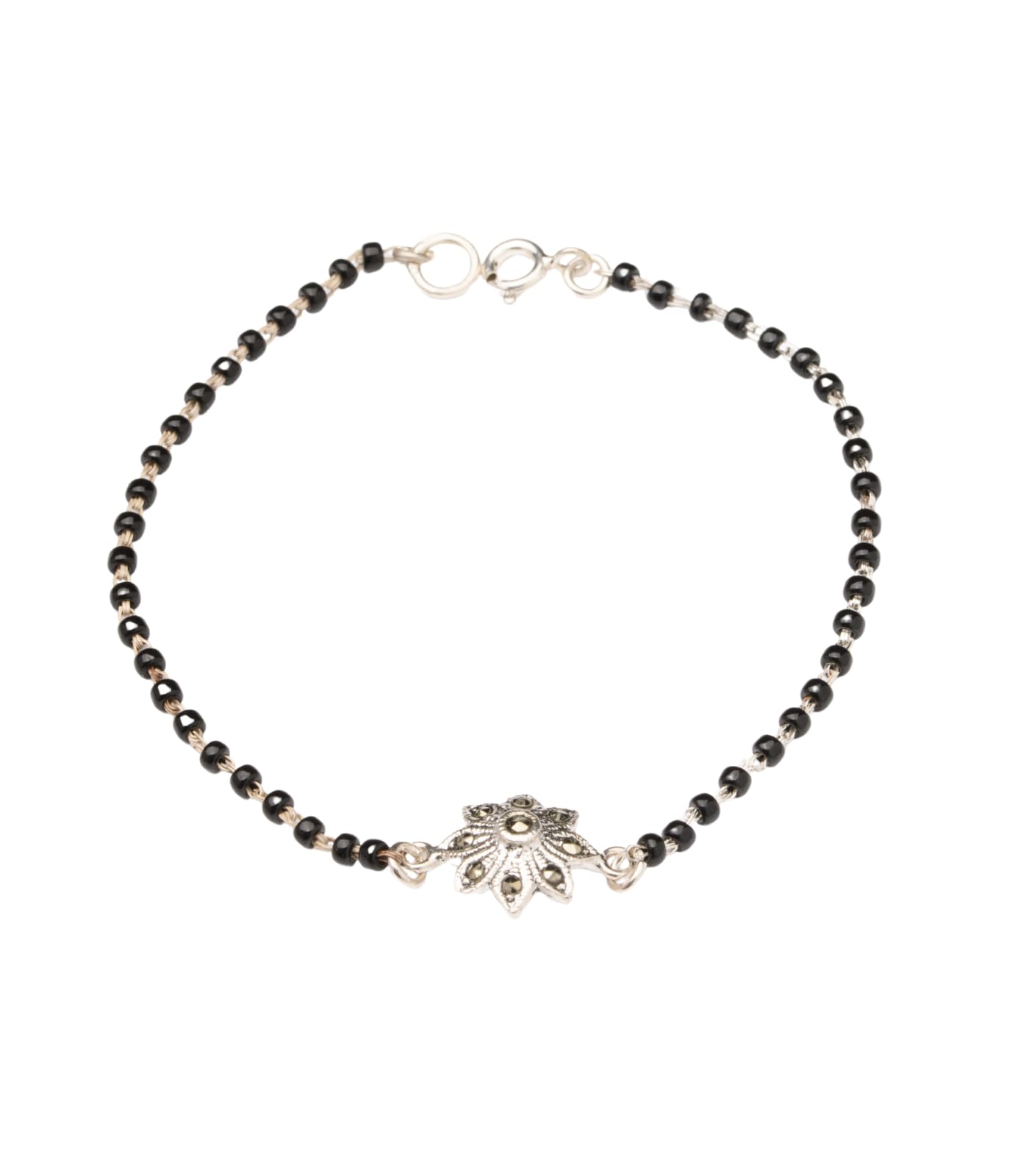 | 925 Sterling Silver | Royal Flower Hand Mangalsutra | Diwali Gift for Women and Girls | With Hallmark & 925 Stamp-image-26