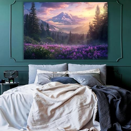 Tableau paysage encadré pour habiller un mur vide 40x60 - 4
