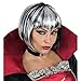 Produktbild Widmann 46923 - Perücke Halloween, weiß-schwarz, Gothik, Skelett, Vampir, Halloween, Karneval, Mottoparty