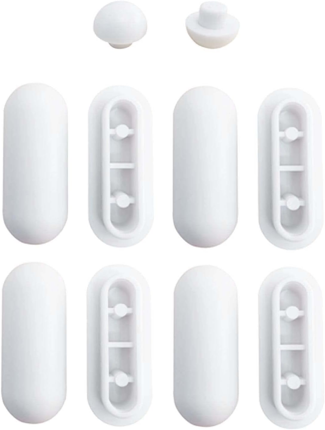 Ainkou 10pcs Set Toilet WC Seat Buffers Toilet Bumper Replacement