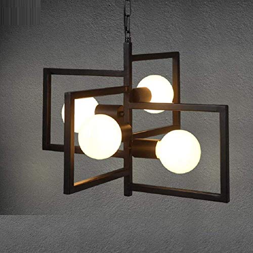 Lustre de bougie rétro en fer : illuminez un espace sombre avec style 220V
