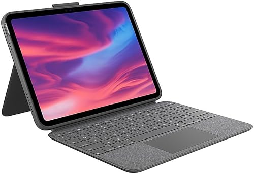Miniatura 1 de Logitech Combo Touch Funda de teclado desmontable para iPad (10 generación) - Gris Oxford (renovado)