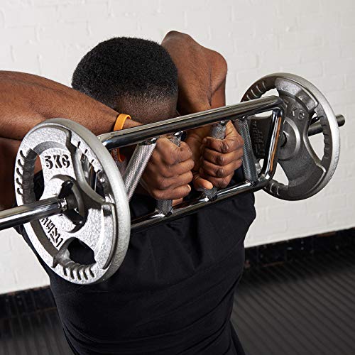 Mirafit 1" Multi Grip Tricep Weight Bar and Spring Collars - Image 4