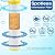 H&G lifestyles 4.5 x 20 Deionization Filter,Water Deionizer for Car Washing, Spotless System DI Water Mixed Bed Resin Refill Replacement 0 TDS Deionized Water Filter 500 Gallons