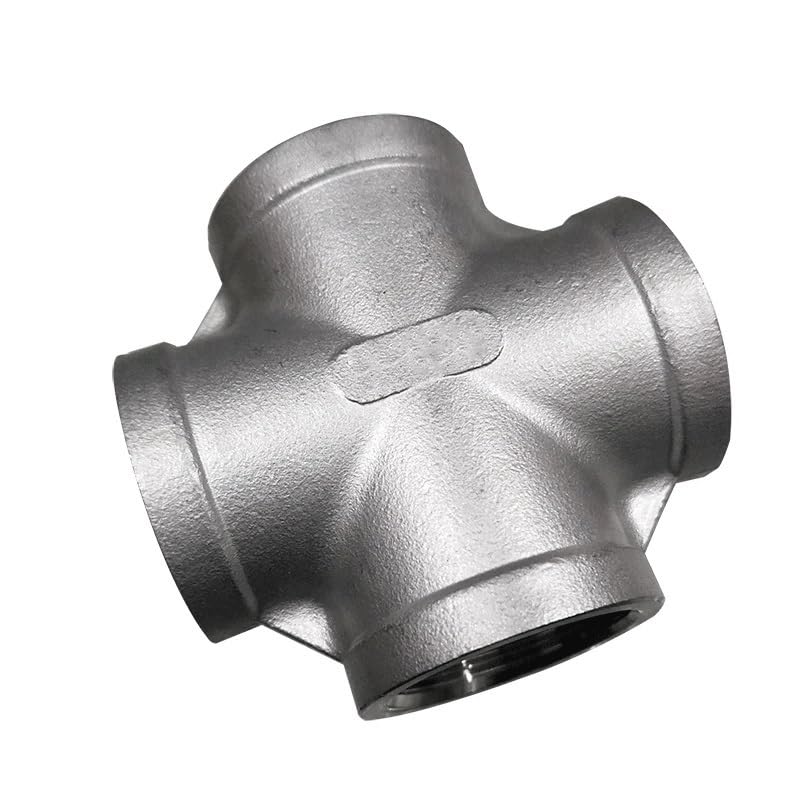 Cruz de acero inoxidable 304 macizo BSP de 3/4" alta durabilidad
