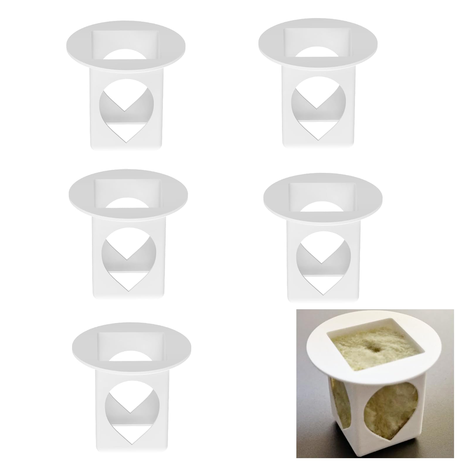 Grow yCube Cups for Gardyn – Hydroponic Growing Cups, Compatible with Gardyn Home Indoor Garden System (5 Pack)