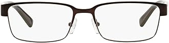 A|X ARMANI EXCHANGE Men's Ax1017 Rectangular Prescription Eyewear Frames