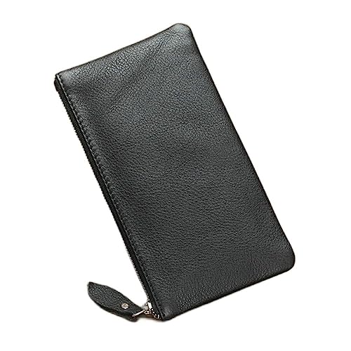 LOKAXXZU 1 Pieza Billetera Casual Hecha a Mano para Hombres de Larga Capacidad bolsita de Embrague de Bolsillo Delgado de Billetera (d, 19 * 1 * 10cm)
