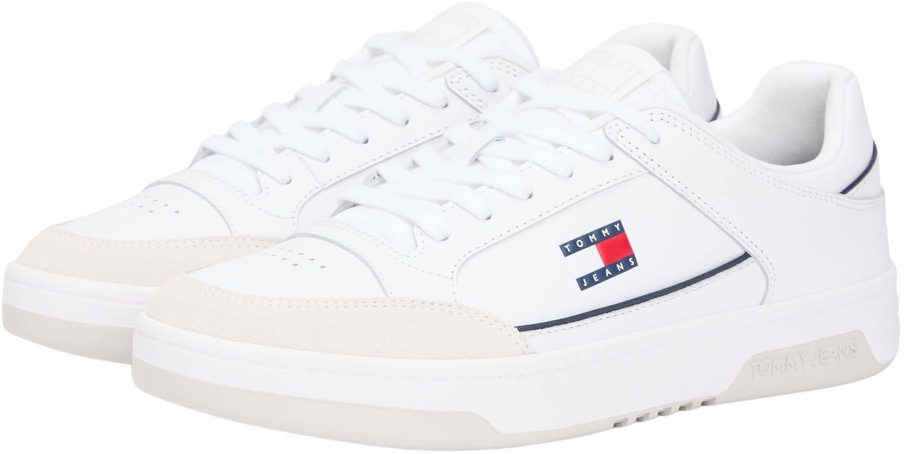 Tommy Jeans Tjm Cupsole Leather Em0em01660, Basso Top Uomo