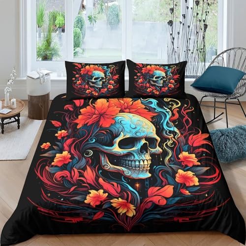 Housse de couette super douce en microfibre résistante effet 3D premium - 4