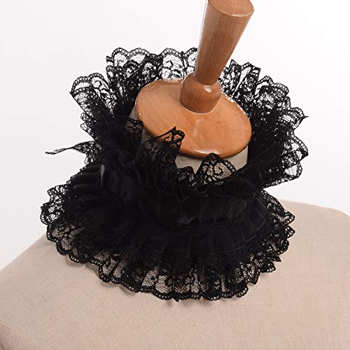 GRACEART Zerzaust Abnehmbar Halsband elisabethanisch viktorianisch Hals Halskrause (Stil # 4)