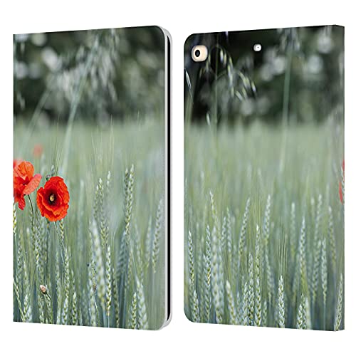 Housse iPad 9.7 motif champ de pavot idéale pour lire et travailler en terrasse