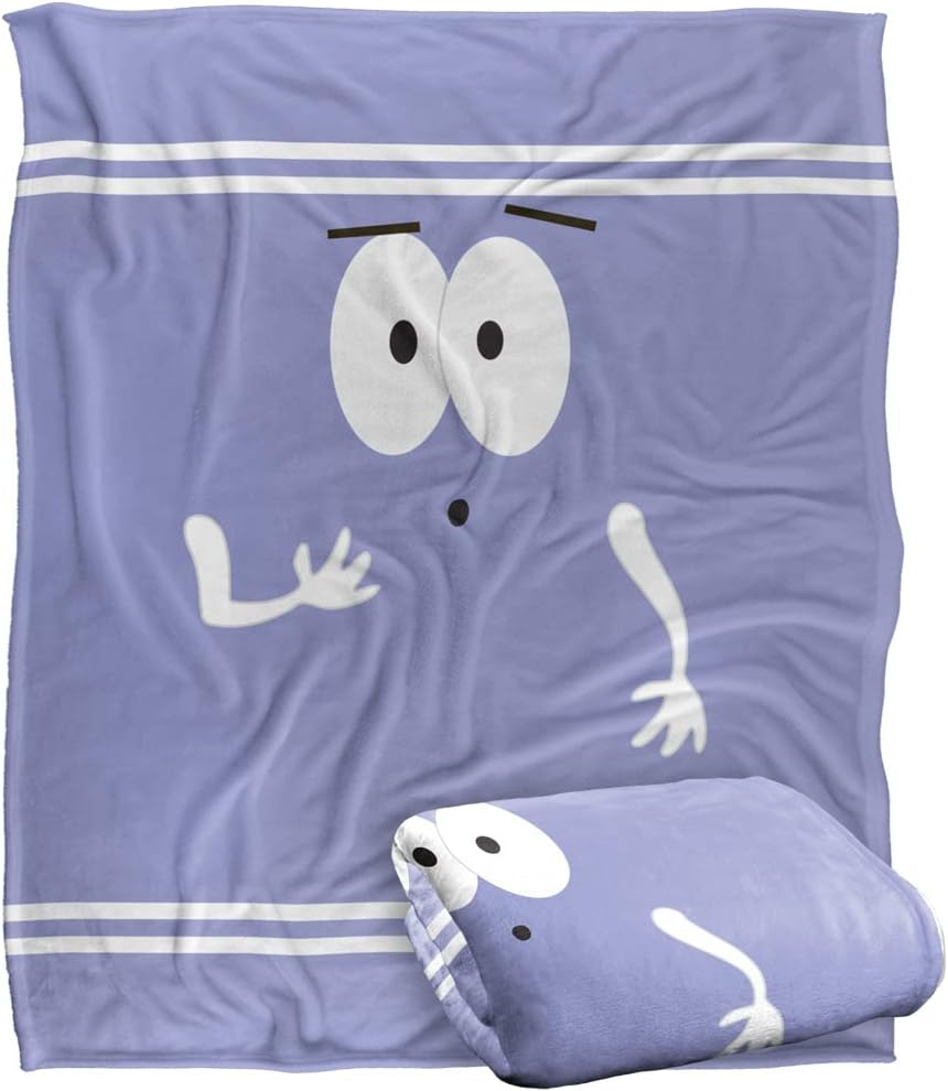 South Park Towelie Surprised Officially Licensed Silky Touch Super Soft Throw Blanket 50" x 60"