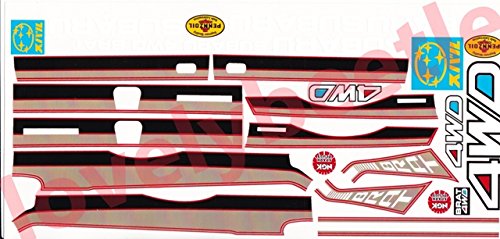 amt 1/25 スバル・ブラット ピックアップ w/シルクスクリーンデカール Amazon | 1/10 スバル ブラット ビニールステッカーセット TB SUBARU