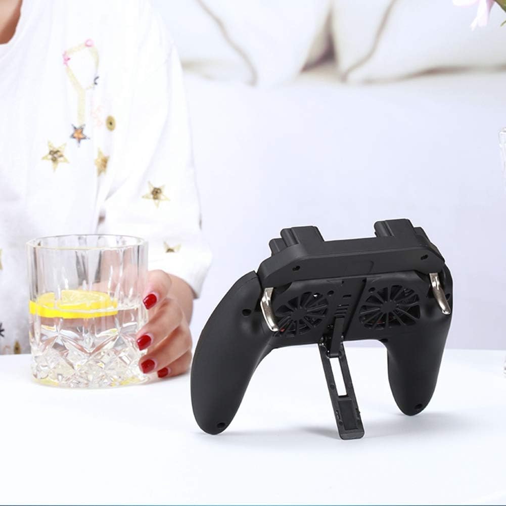 Controller di Gioco per Smartphone, Controller di Gioco Doppio per Telefono Cellulare con Ventola, 5000 mAh