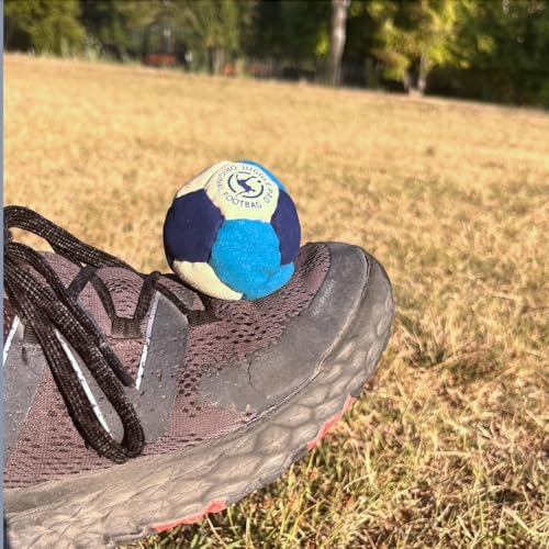 Juggle Pro Footbag Original 3er-Set – Perfekt für Freestyle und Gruppenspiele, Ultra Suede und Sandfüllung
