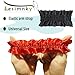 Lesimnky 20s Armband Garter 8PCS Sleeve Garters for Men Women, Party Shirt Holder Garters Belt Costume Anti Slip