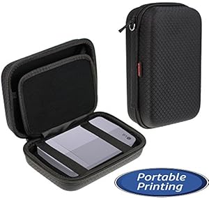 Navitech Étui Noir Compatible avec Kodak PM-210G Imprimante Photo