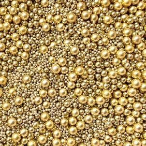 Gold Metallic Sprinkles cupcake cake toppers pearls balls metallic 100s and 1000s wedding decoration cakes cupcakes topper BILLIONAIRE