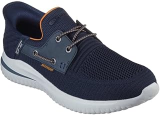 Skechers Mężczyźni Delson 3.0 – Roth 210606Niski profil bungee koronkowe slipy
