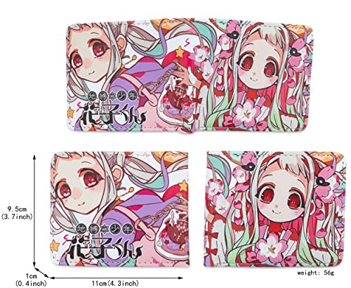Image of Roffatide Anime Toilet Bound Hanako Kun Wallets Artificial Leather Slim Bi-Fold Multi Purpose Wallet, Toilet Bound Hanako Kun C, One Size, Casual
