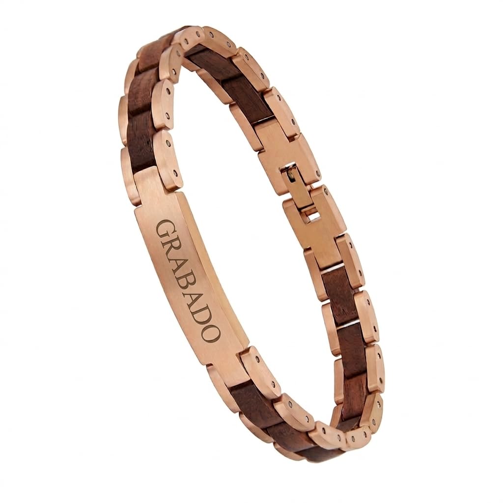 LB RELOJES 2024 Pulseras personalizables con Textos Personalizados-Regalos Originales para Boda Cumpleaños Navidad y Ocasiones Especiales-Regalo Con grabado Dia especial