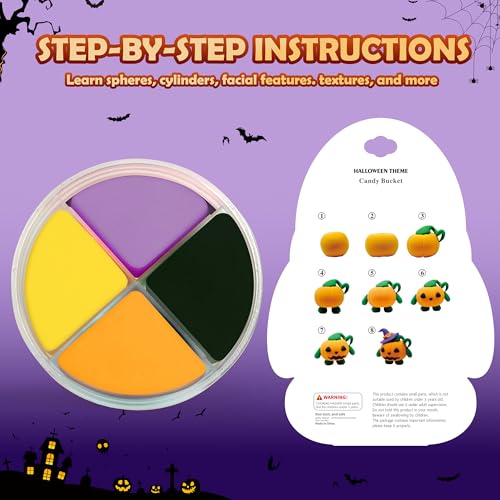 Aestd-ST Air Dry Clay Kit, DIY Halloween Crafts, Modeling Clay for Kids by Aestd-ST - Used condition - Image 3