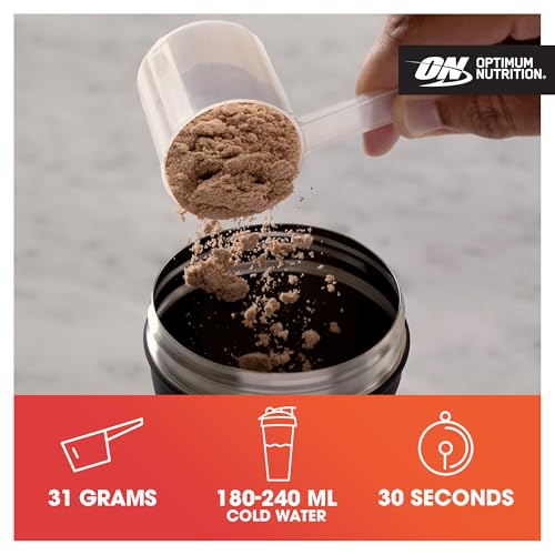 Optimum Nutrition Gold Standard 100% Whey Protein, Muscle Building Powder With Naturally Occurring Glutamine and BCAA Amino Acids, Cookies and Cream Flavour, 28 Servings, 896 g - Image 5