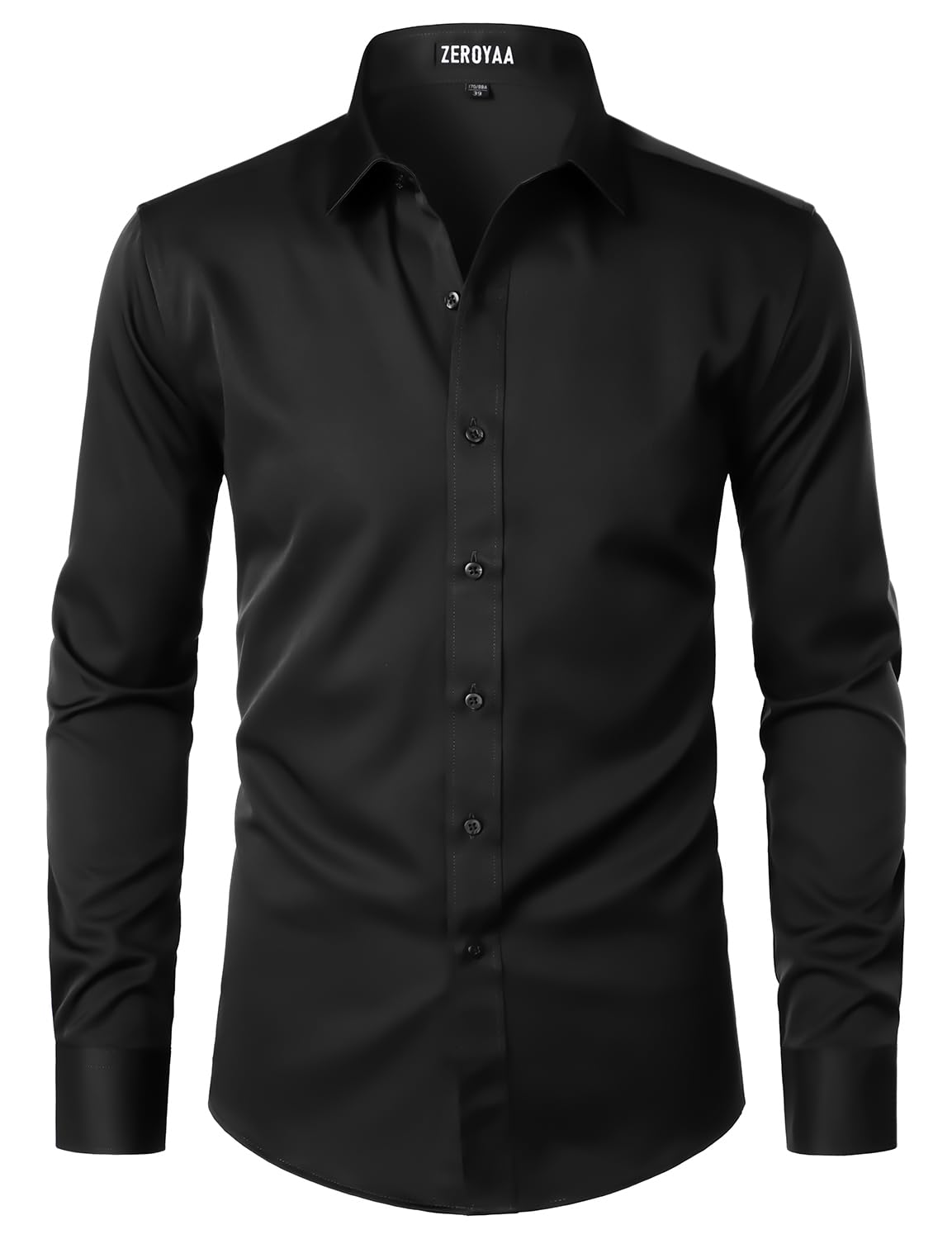 Men's Slim Fit Business Casual Button Up Dress Shirt