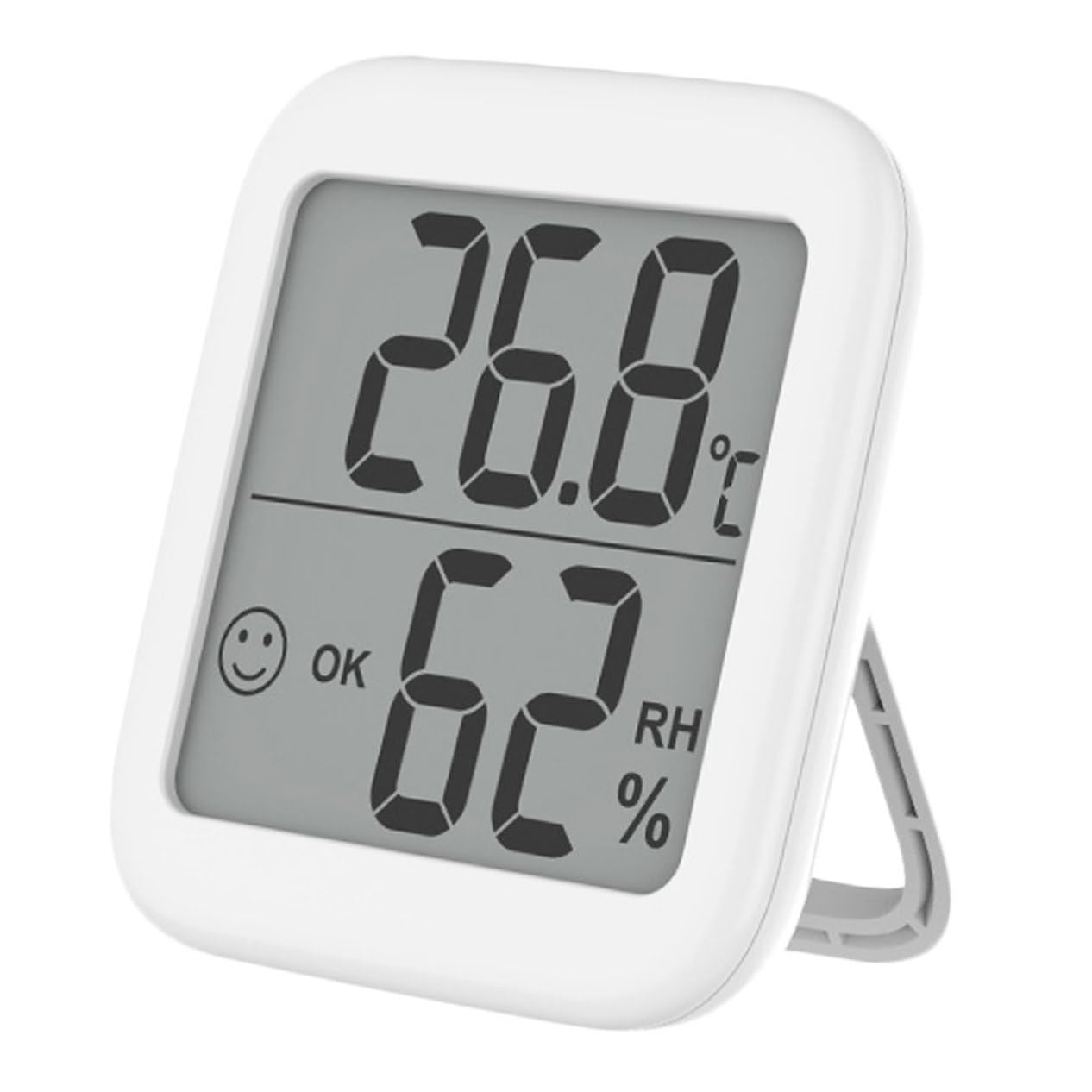 BESTonZON 3 Pièces Thermomètre Et Hygromètre Électronique Thermomètres Température Pendaison De Plein Air Hygromètre Intérieur Humidité Hygromètres Numérique Thermomètre Intérieur Blanche