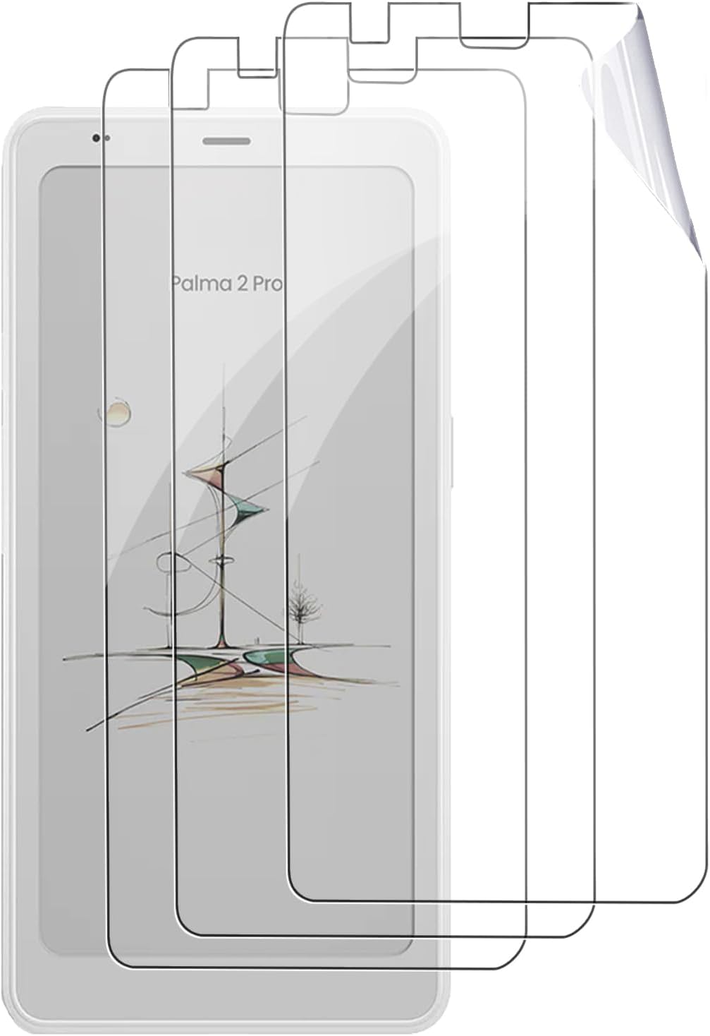 3-Pack Matte Screen Protector for BOOX Palma 2 Pro 6.13 inch,Anti-Glare Premium PET Full-Coverage Matte Screen Protector for BOOX Palma 2 Pro