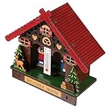 Élégant et pratique : son design mural raffiné fait office à la fois d'objet décoratif et de station météorologique fonctionnelle, avec hygromètre analogique et hygromètre domestique