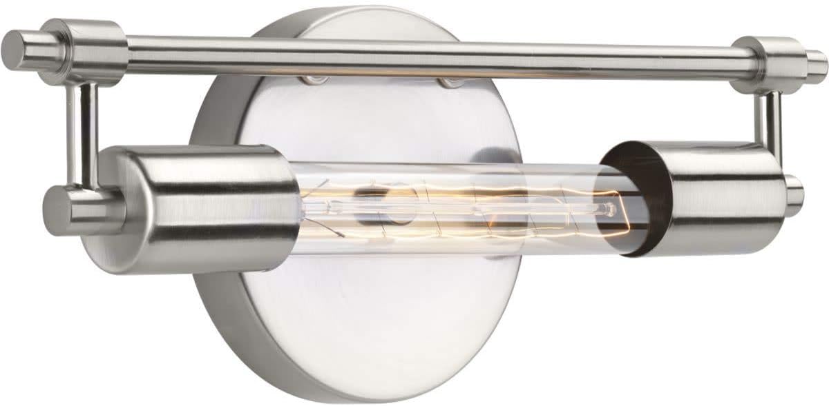 Progress Lighting P300148-009-WB Circuit One-Light Bath, Brushed Nickel