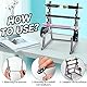 Vibbang Squat Rack Stifthalter, Fitnessgeräte Mini Stifthalter, Lustiger Langhantel Rack Stifthalter, Gym Thema Schreibtisch Stift Veranstalter, für Fitness-Enthusiasten & Gewichtheben Fans