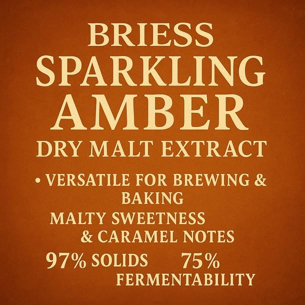 Briess Sparkling Amber Dry Malt Extract 3 Lb