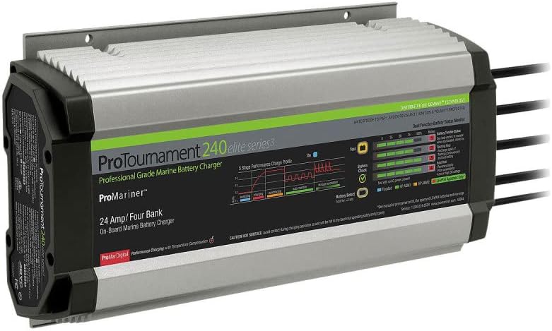 ProTournament Elite 3 240 24 Amp 4-Bank Battery Charger
