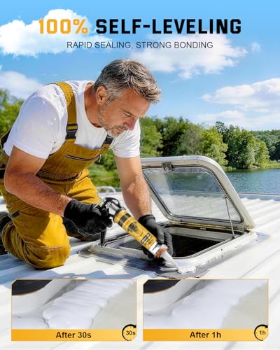 RVSHARK RV Roof Sealant 4 Pack