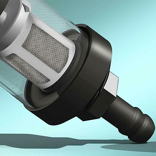 Vidro cromado 8mm Filtro de Combustível Universal Lavável Filtro de Combustível Do Carro Para Barcos