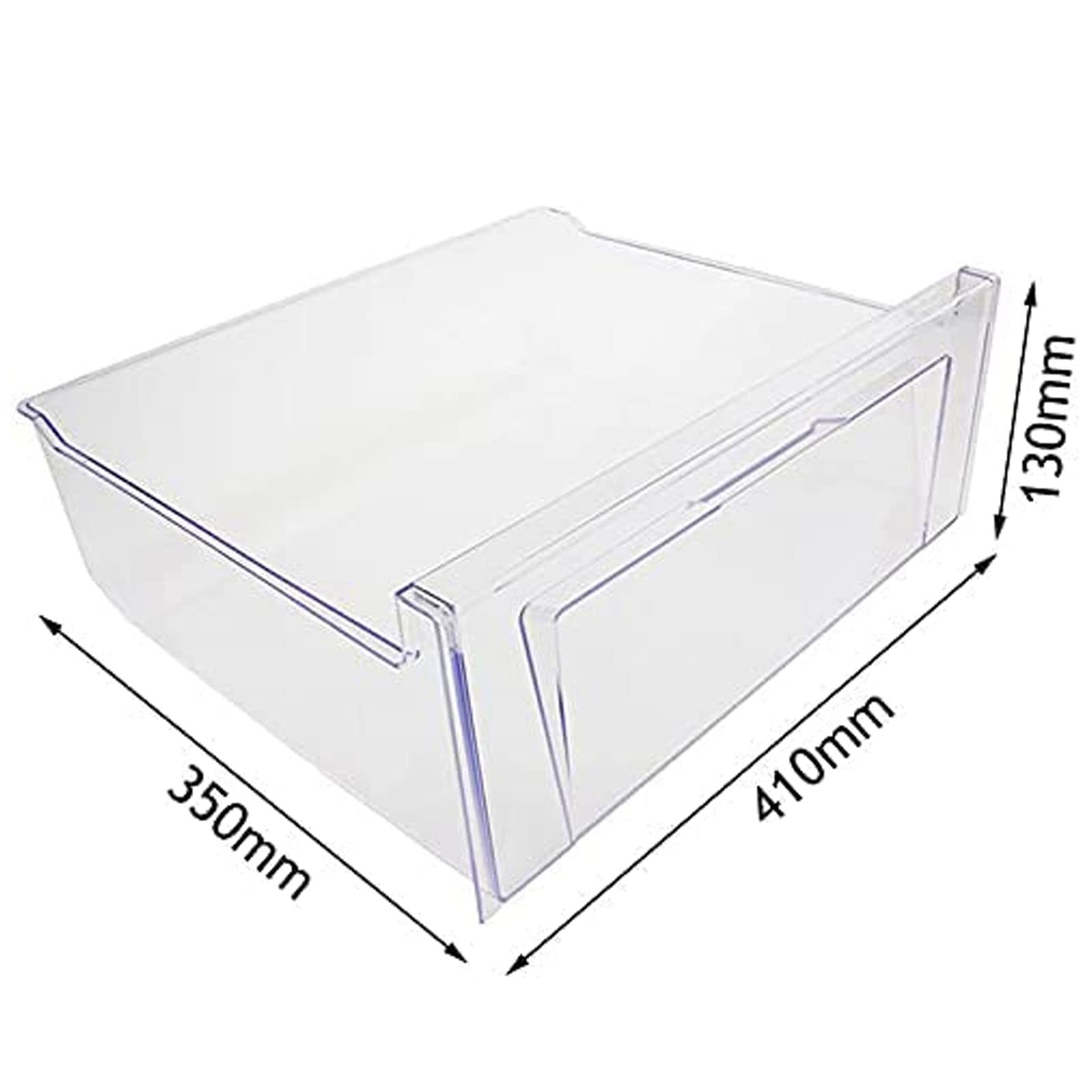 SPARES2GO Top Upper Middle Drawer For Smeg C3170 C7280 UKC3170P UKS3F0922P Fridge Freezer Container Box