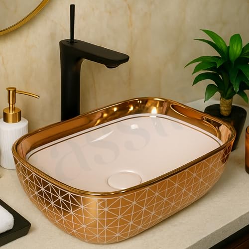 Image of BASSINO Premium 5 Inch Brass Waste Coupling /Washbasin Drainer /Rust-Proof Pop-Up for Basin /Drain Stopper for Tabletop, Wall-Mount & Pedestal Wash Basins(Glossy White)