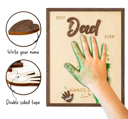 Regalo Día del Padre madera personalizada 10 pulgadas miniatura 5