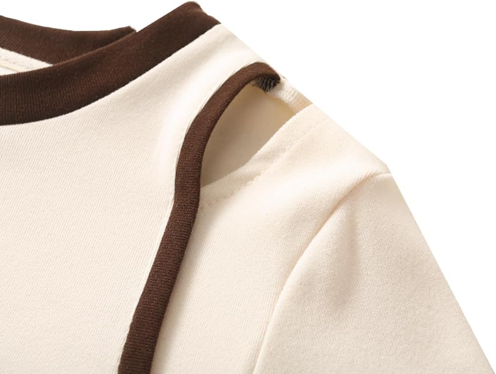 Women Spring/Autumn Basic Thermal Plus Size Shirt Casual Clothing Front Split Long Sleeve Single Off-The-Shoulder Female Top