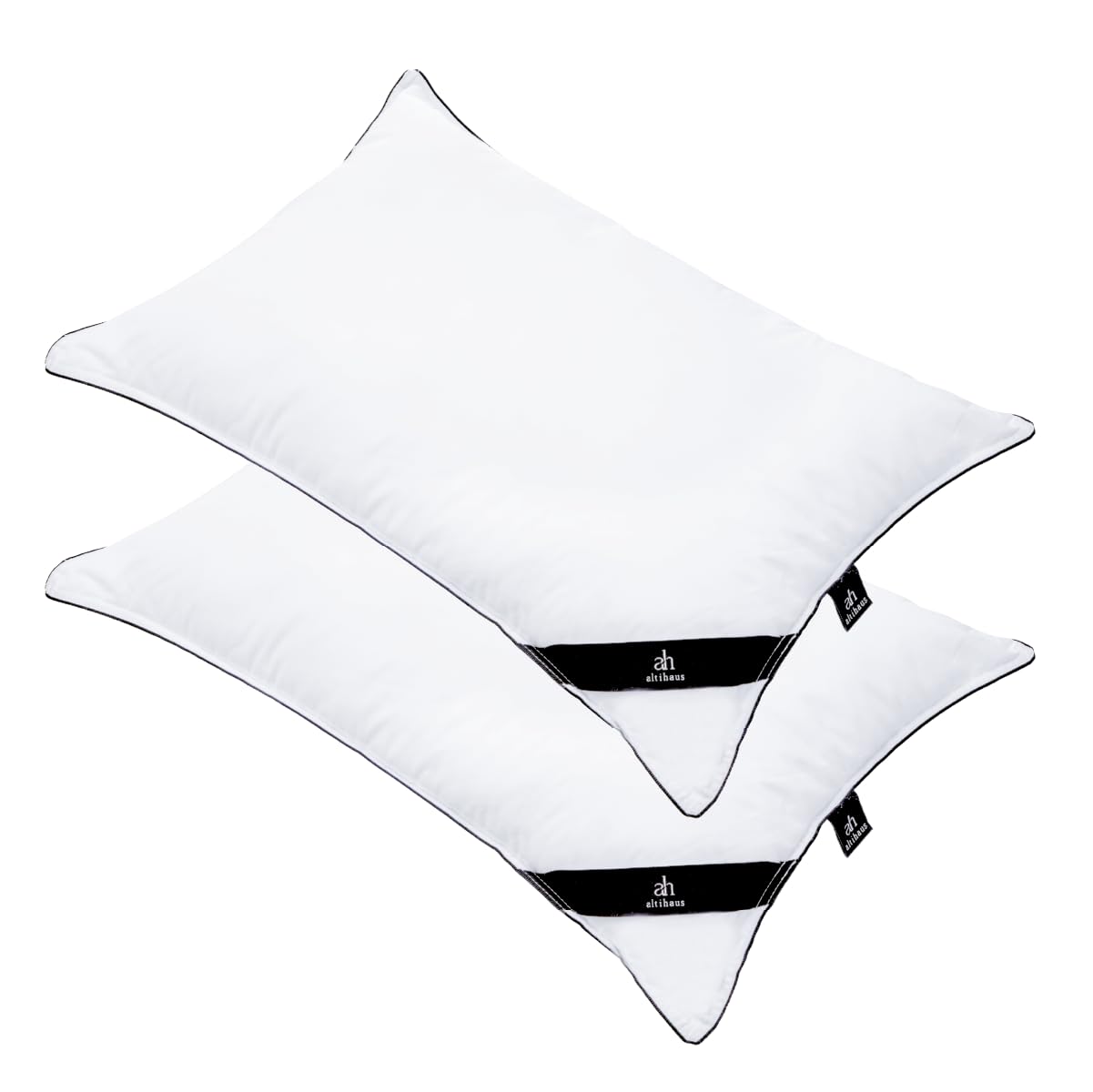 Altihaus Kit 02 Travesseiro Senseelune 100% Algodão 233 Fios Extra Macio, 50x70cm,